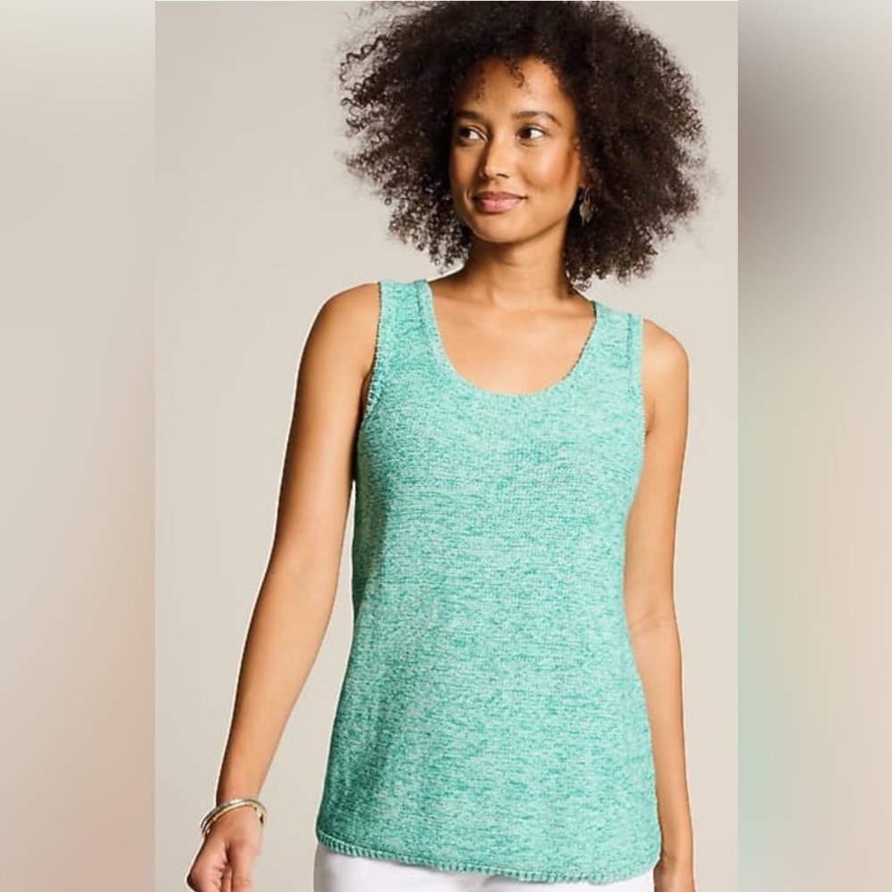 J. Jill Wherever Spray-Dyed Tank Sweater Size 2x